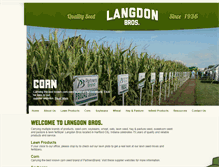 Tablet Screenshot of langdonbrosseed.com
